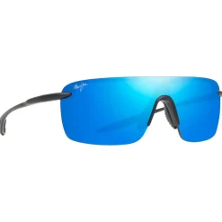 Lunettes de soleil Maui Jim Palulu Matte Black Blue Hawaii MauiBrilliant