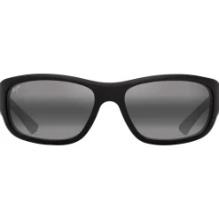 Lunettes de soleil Maui Jim Mauklele Matte Black Neutral Grey Mineral Superthin