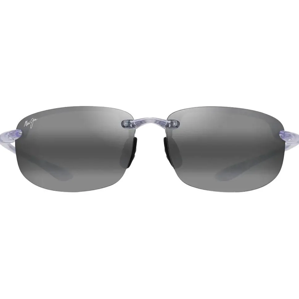 Lunettes de soleil Maui Jim Hookipa Shiny Crystal Neutral Grey MauiPure