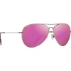 Lunettes de soleil Maui Jim Mavericks Rose Doré Maui Sunrise MauiPure