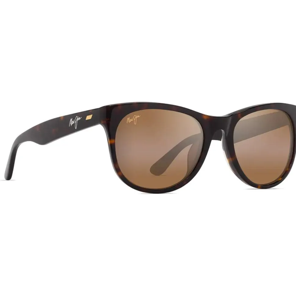 Lunettes de soleil Maui Jim Koaniani Asian Fit Shiny Dark Havana Hcl Bronze Mineral Superthin
