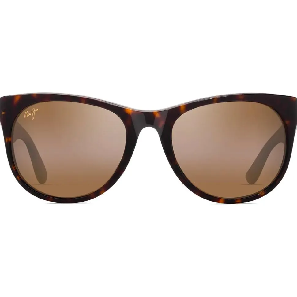 Lunettes de soleil Maui Jim Koaniani Asian Fit Shiny Dark Havana Hcl Bronze Mineral Superthin