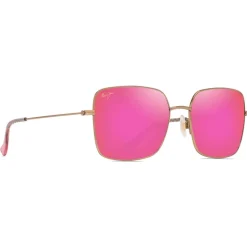 Lunettes de soleil Maui Jim Lipine Shiny Gold Pink Maui Sunrise MauiPure