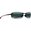 Lunettes de soleil Maui Jim Makaha Reader 1,5 Noir Brillant Gris Neutre MauiBrilliant