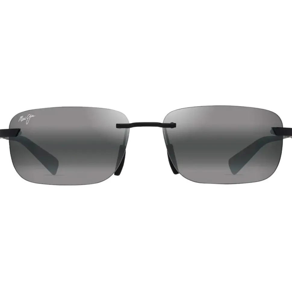 Lunettes de soleil Maui Jim Lanakila Noir Mat Gris Neutral Grey MauiPure