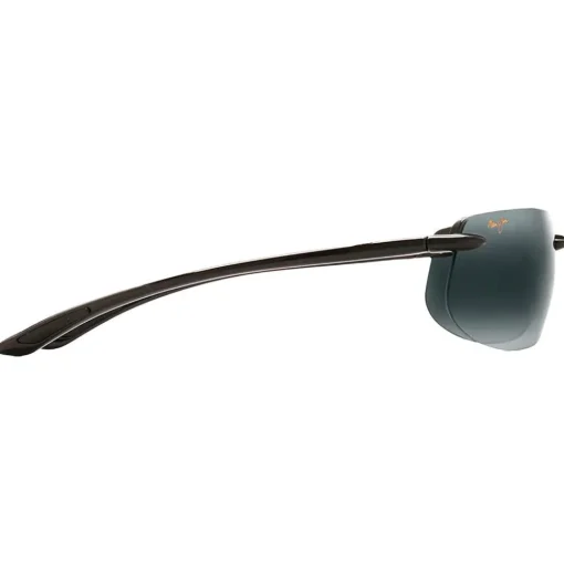 Lunettes de soleil Maui Jim Banyans Asian Fit Noir Brillant Neutral Grey MauiBrilliant