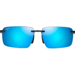 Lunettes de soleil Maui Jim Laulima Gris Foncé Transparent Blue Hawaii MauiPure