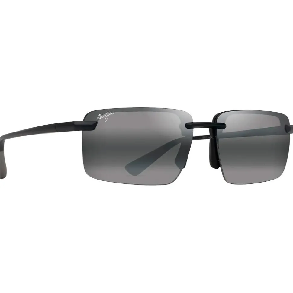 Lunettes de soleil Maui Jim Laulima Noir Mat Neutral Grey MauiPure