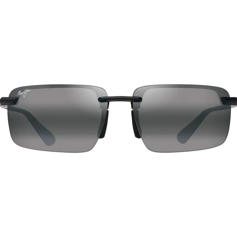 Lunettes de soleil Maui Jim Laulima Noir Mat Neutral Grey MauiPure