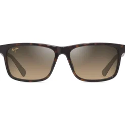 Lunettes de soleil Maui Jim Okina Shiny Dark Havana Bronze Hcl Minéral Superthin