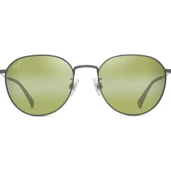 Lunettes de soleil Maui Jim Kauwela Translucide Brun Shiny Ruthénium Maui Ht MauiPure