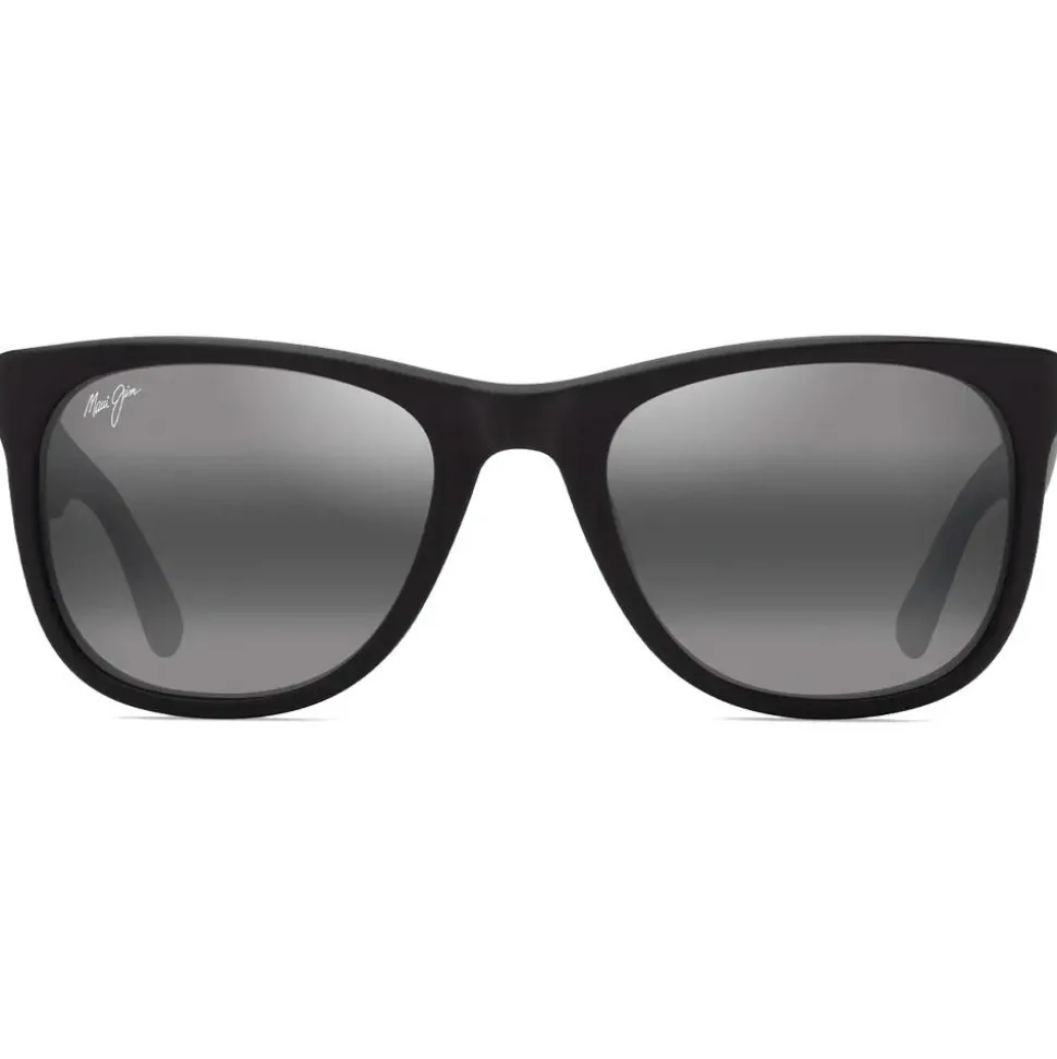 Lunettes de soleil Maui Jim Kikonia Matte Black Neutral Grey Mineral Superthin