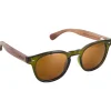Lunettes de soleil Moken Vision Woody Kaki Wood Brown Polarized