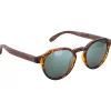Lunettes de soleil Moken Vision Green Wood Tortoise Wood Grey Polarized