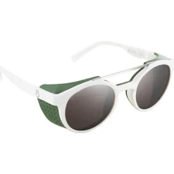 Lunettes de soleil Moken Vision Hawkins White Green Grey Cat.4