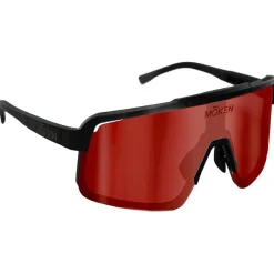 Lunettes de soleil Moken Vision Kurtiss-Dh Black Red Cat.3 + Clear Cat.0