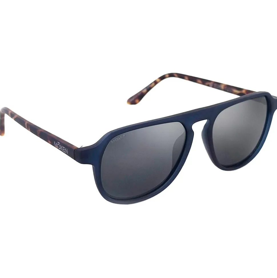Lunettes de soleil Moken Vision Dude Navy Tortoise Grey Cat.3 Polarized