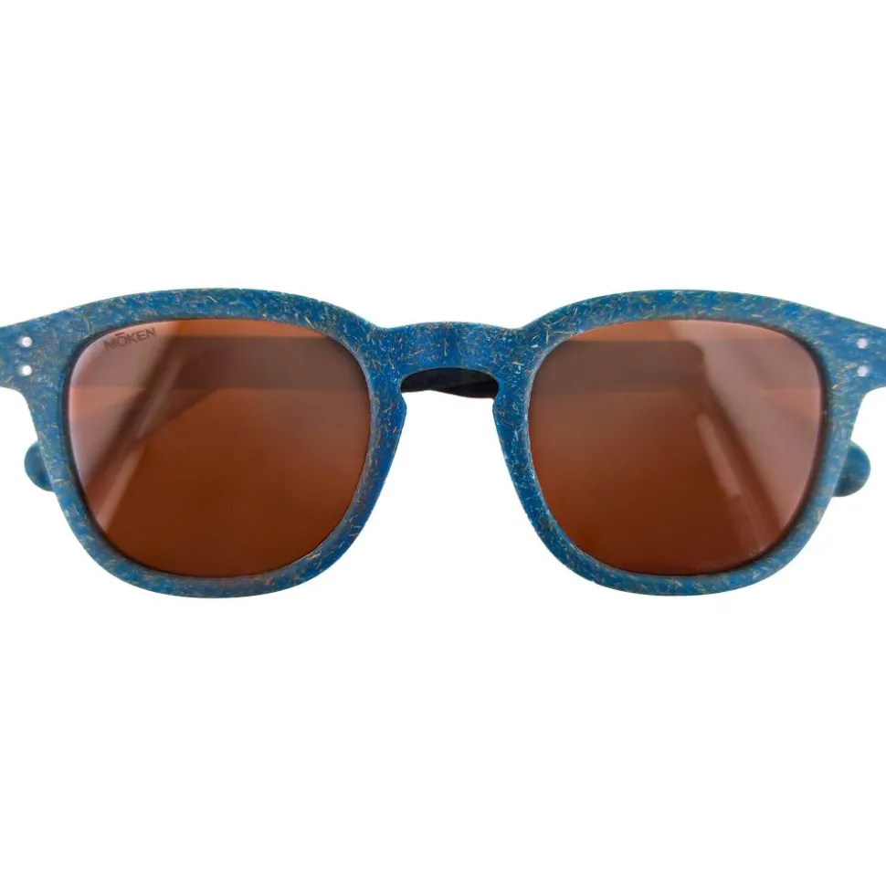 Lunettes de soleil Moken Vision Quincy Navy Brown Cat.3 Polarized