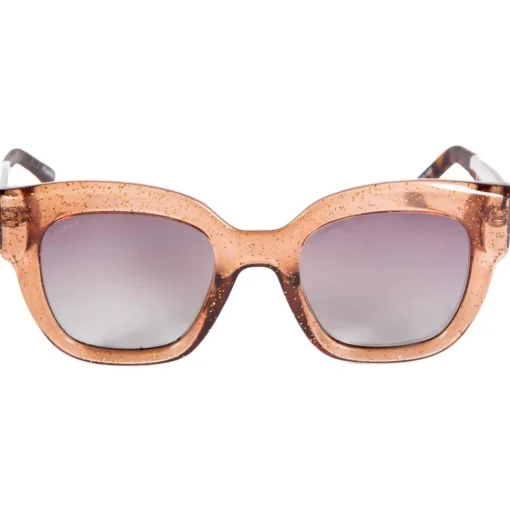 Lunettes de soleil Moken Vision Monroe Glitter Sand Grey Cat.3 Gradient Lens