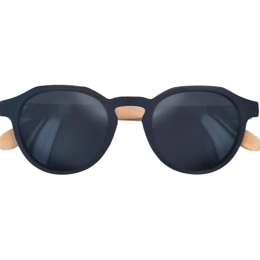 Lunettes de soleil Moken Vision Green Wood Black Wood Grey Polarized