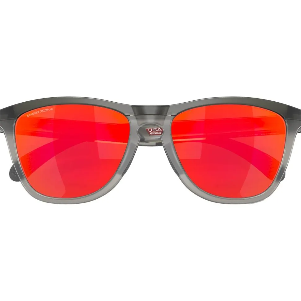 Lunettes de soleil Oakley Frogskins Range Matte Grey Smoke Grey Ink Prizm Ruby