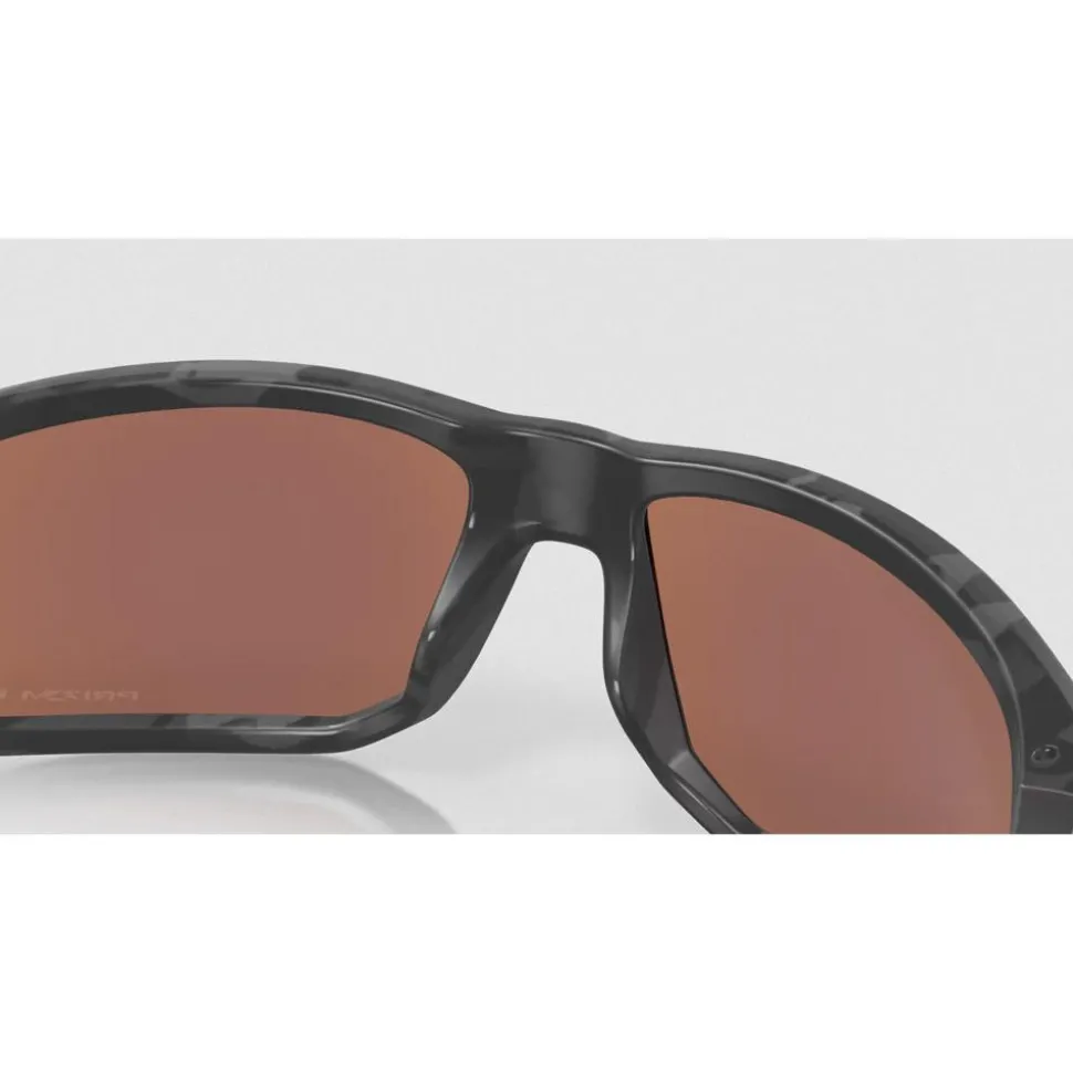 Lunettes de soleil Oakley Gibston Matte Black Camo Prizm Deep Water Polarized