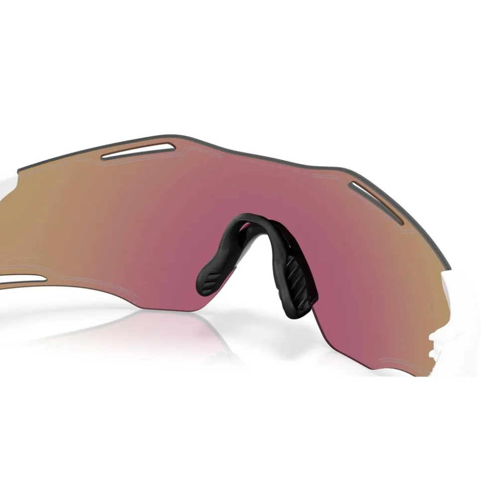 Lunettes de soleil Oakley Cybr Zero Polished White Prizm Sapphire