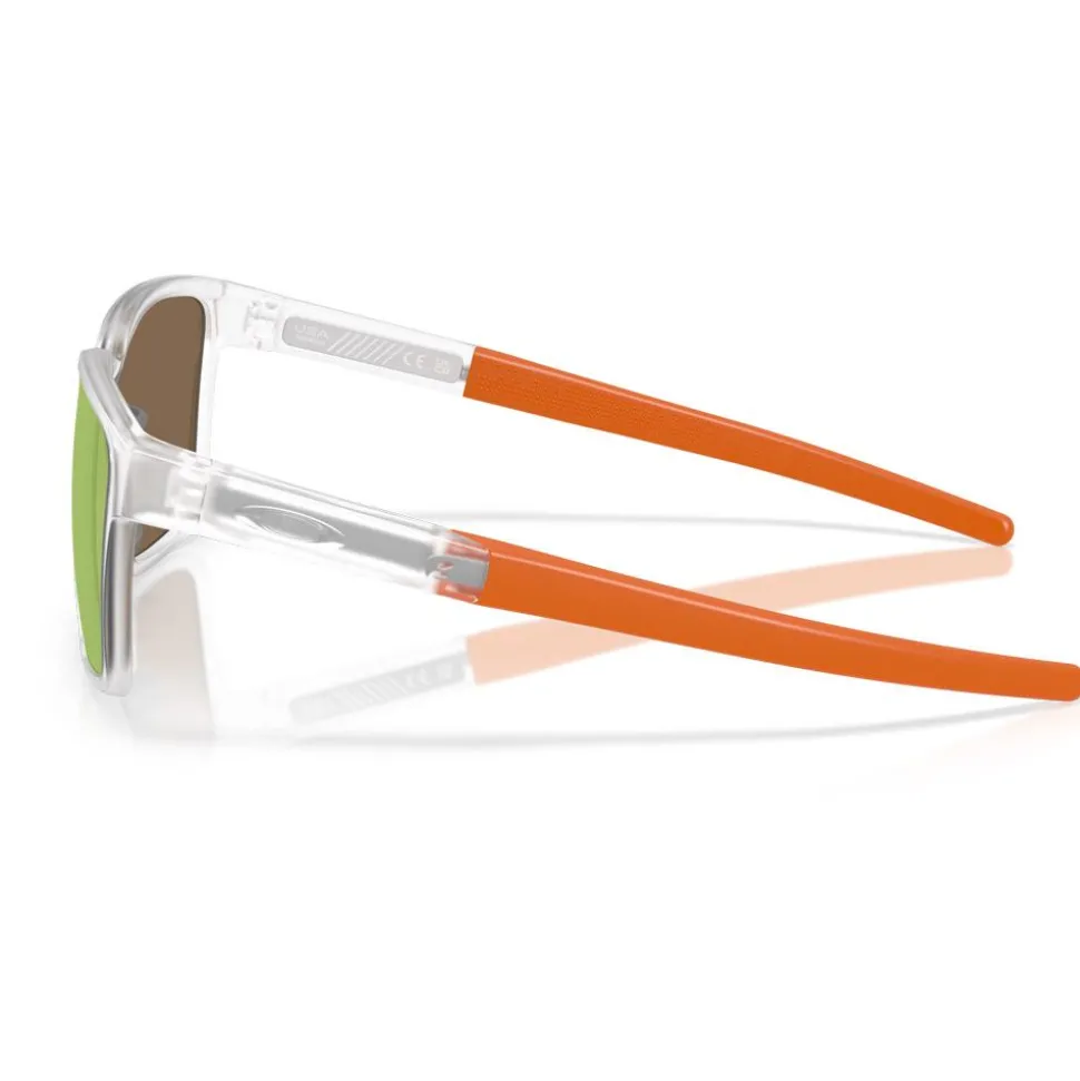 Lunettes de soleil Oakley Actuator Sq Matte Clear Prizm Rose Gold Polarized