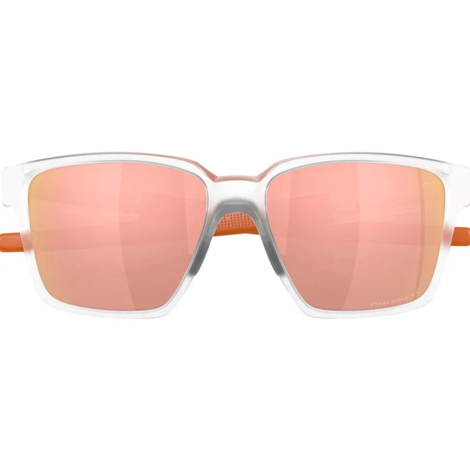 Lunettes de soleil Oakley Actuator Sq Matte Clear Prizm Rose Gold Polarized