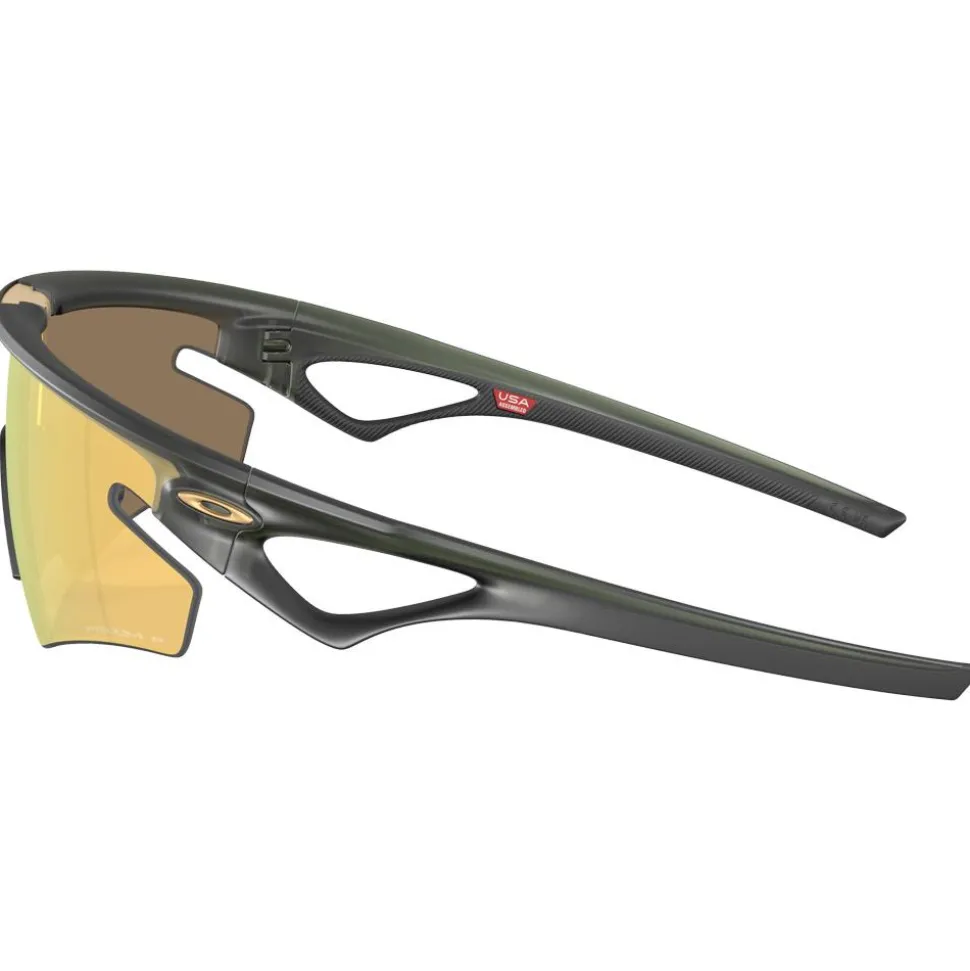 Lunettes de soleil Oakley Sphaera Slash Matte Olive Ink Prizm 24k Polarized
