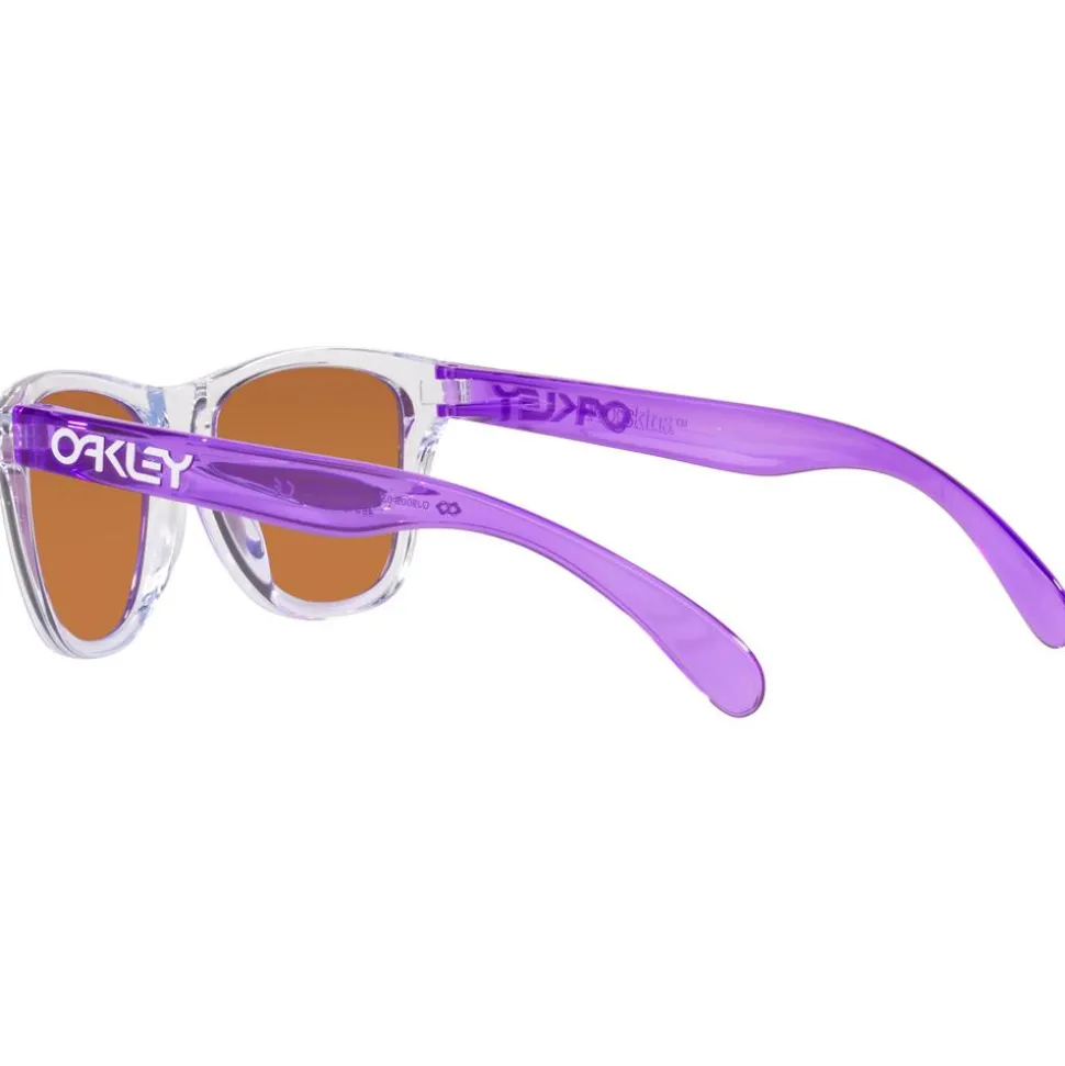 Lunettes de soleil Oakley Frogskins Xxs Clear Prizm Violet