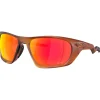 Lunettes de soleil Oakley Lateralis Kylian Mbappé Matte Dark Amber Prizm Ruby
