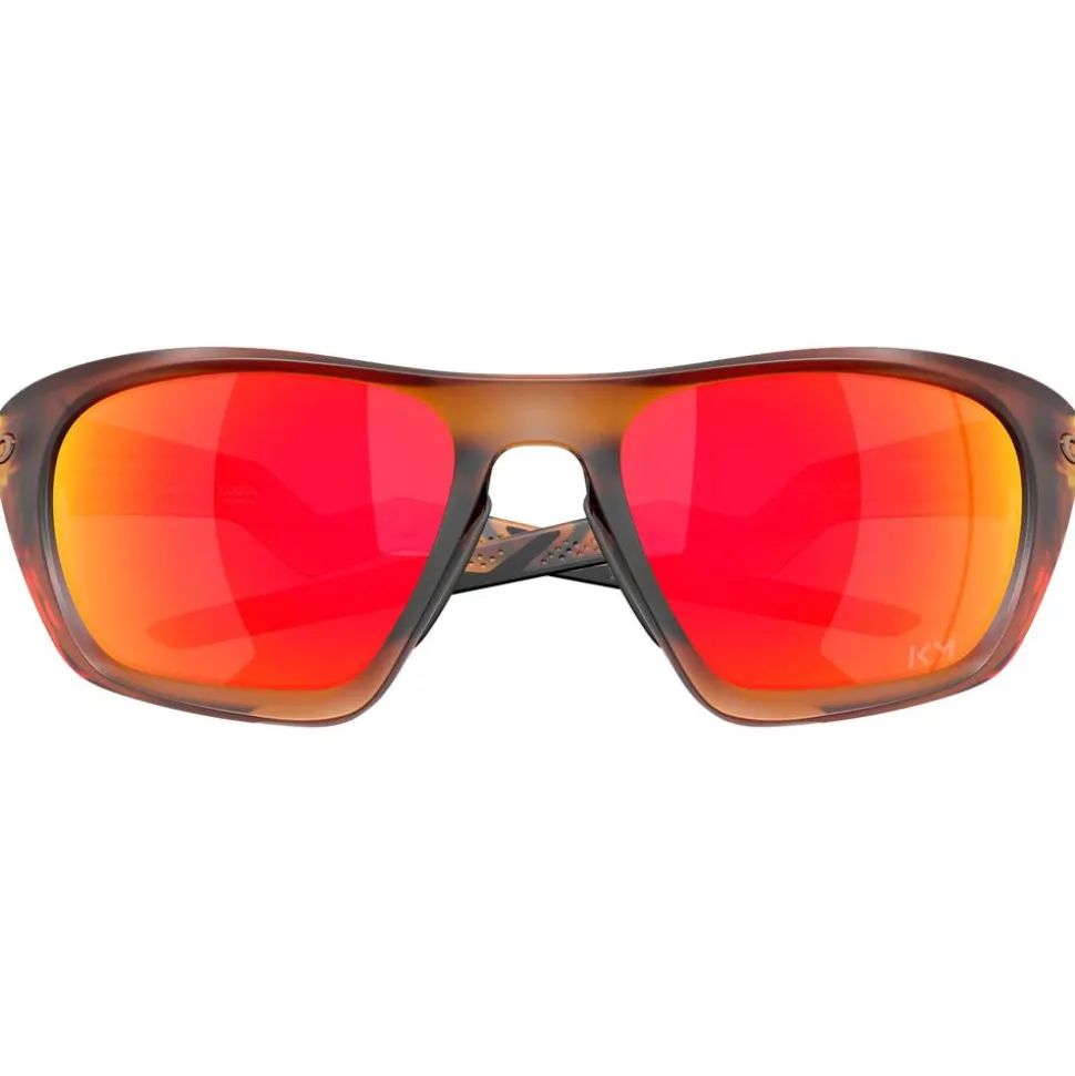 Lunettes de soleil Oakley Lateralis Kylian Mbappé Matte Dark Amber Prizm Ruby
