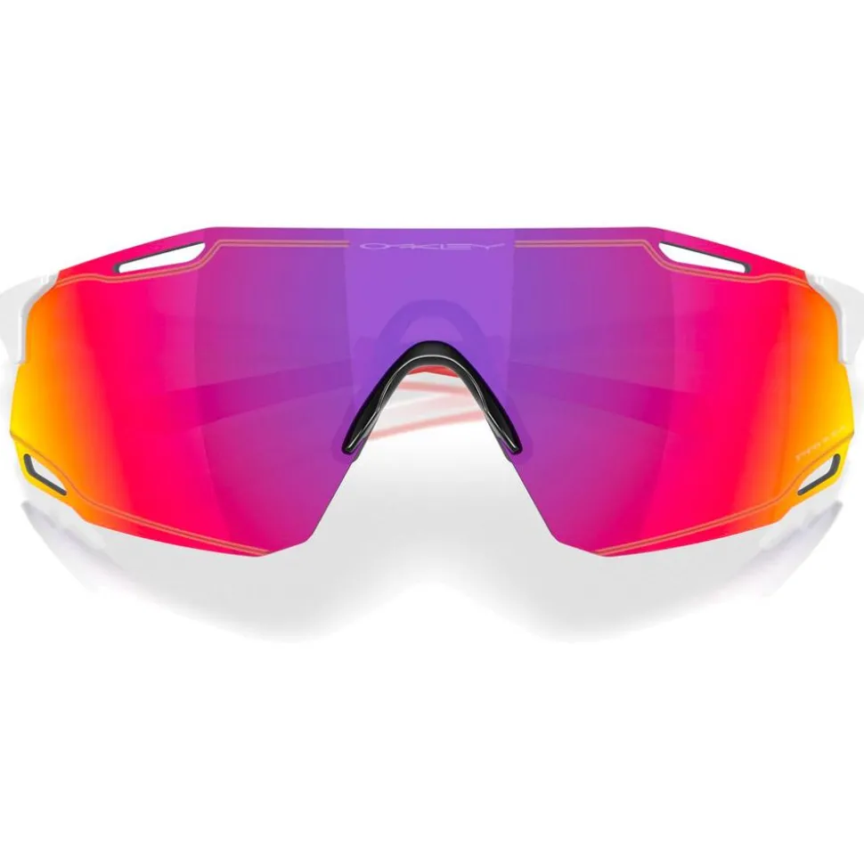 Lunettes de soleil Oakley Cybr Zero Polished White Prizm Road