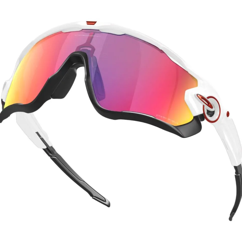 Lunettes de soleil Oakley Jawbreaker Polished White Prizm Road
