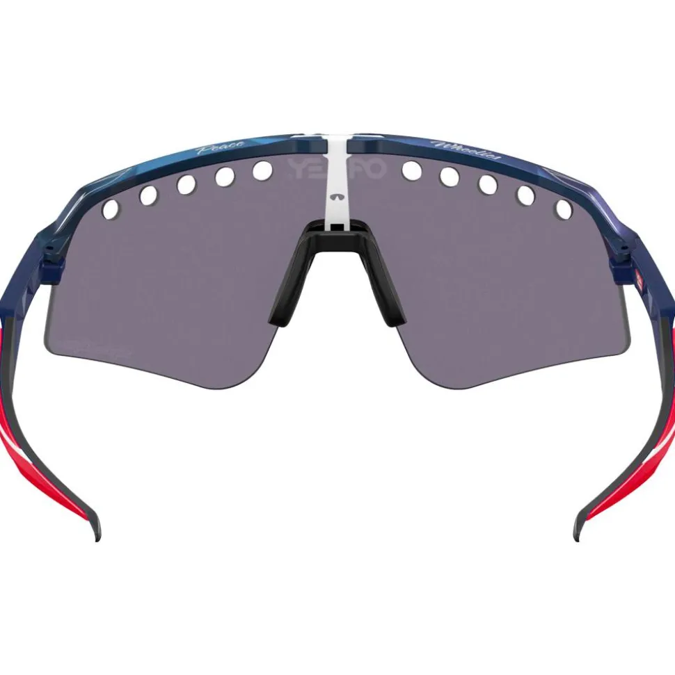Lunettes de soleil Oakley Sutro Lite Sweep Troy Lee Design Blue Colorshift Prizm Grey