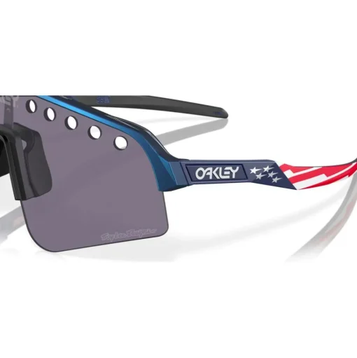Lunettes de soleil Oakley Sutro Lite Sweep Troy Lee Design Blue Colorshift Prizm Grey