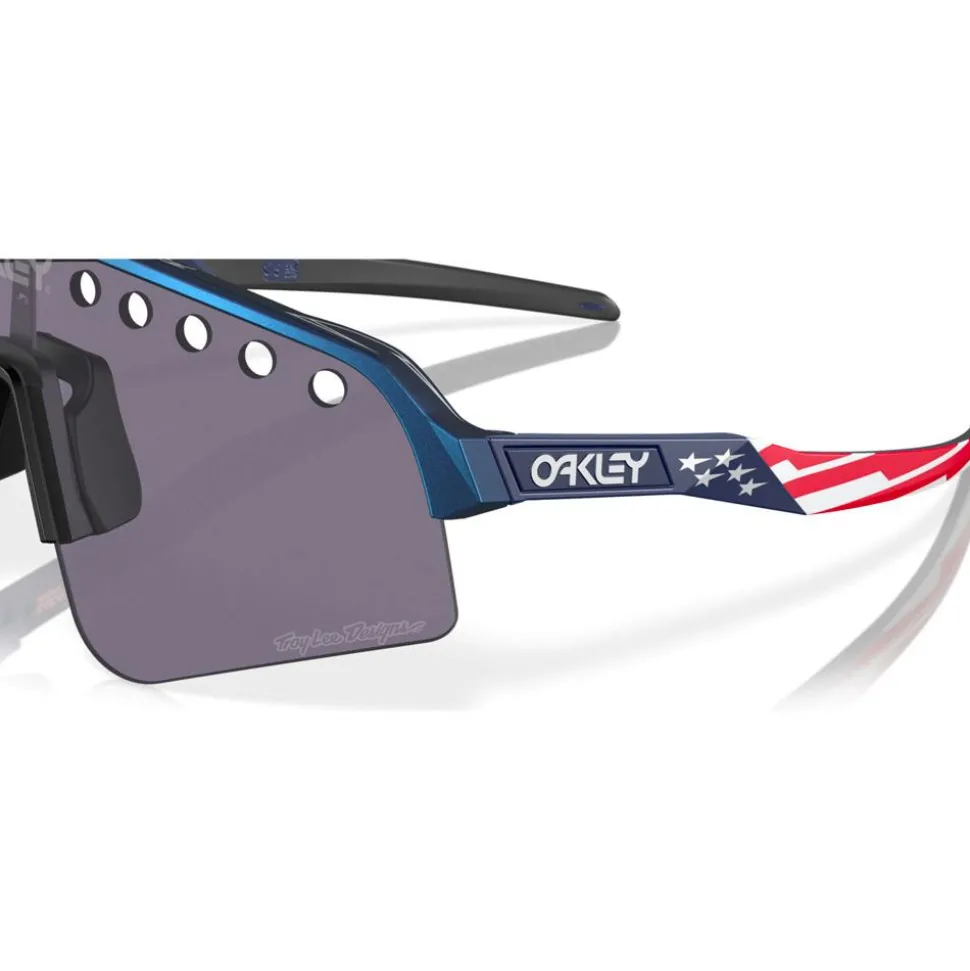 Lunettes de soleil Oakley Sutro Lite Sweep Troy Lee Design Blue Colorshift Prizm Grey