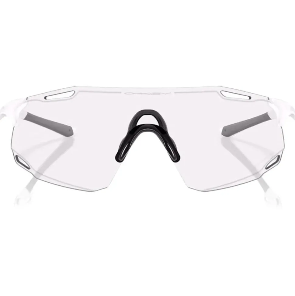 Lunettes de soleil Oakley Cybr Dyno Matte White Clear To Black Iridium Photochromic