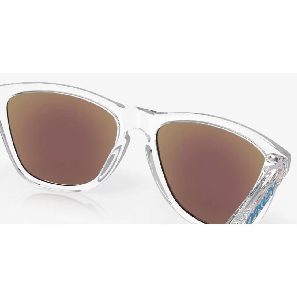 Lunettes de soleil Oakley Frogskins Crystal Clear Prizm Sapphire Iridium