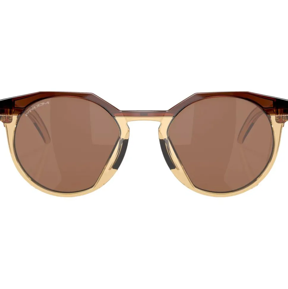 Lunettes de soleil Oakley HSTN Kylian Mbappé Signature Series Sark Amber Light Curry Prizm Tungsten