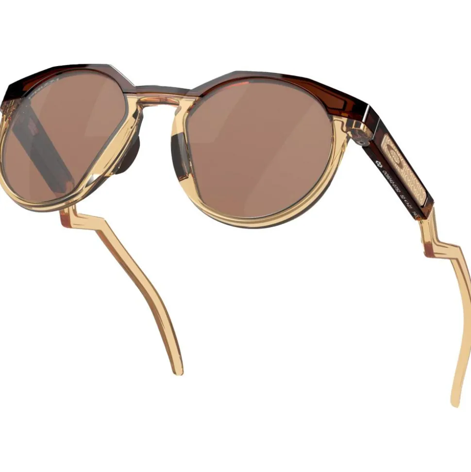 Lunettes de soleil Oakley HSTN Kylian Mbappé Signature Series Sark Amber Light Curry Prizm Tungsten