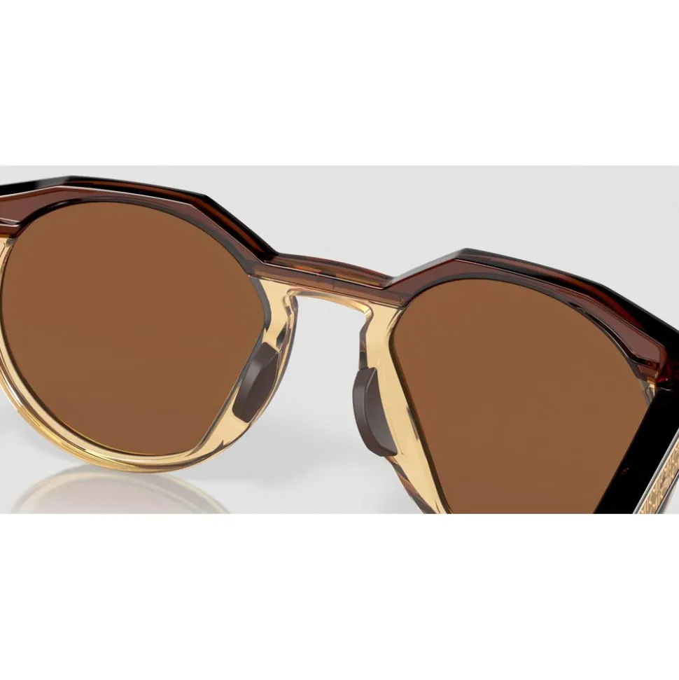 Lunettes de soleil Oakley HSTN Kylian Mbappé Signature Series Sark Amber Light Curry Prizm Tungsten