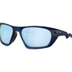 Lunettes de soleil Oakley Lateralis Matte Transparent Blue Prizm Deep Water Polarized
