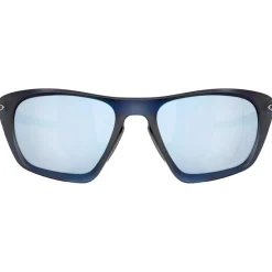 Lunettes de soleil Oakley Lateralis Matte Transparent Blue Prizm Deep Water Polarized