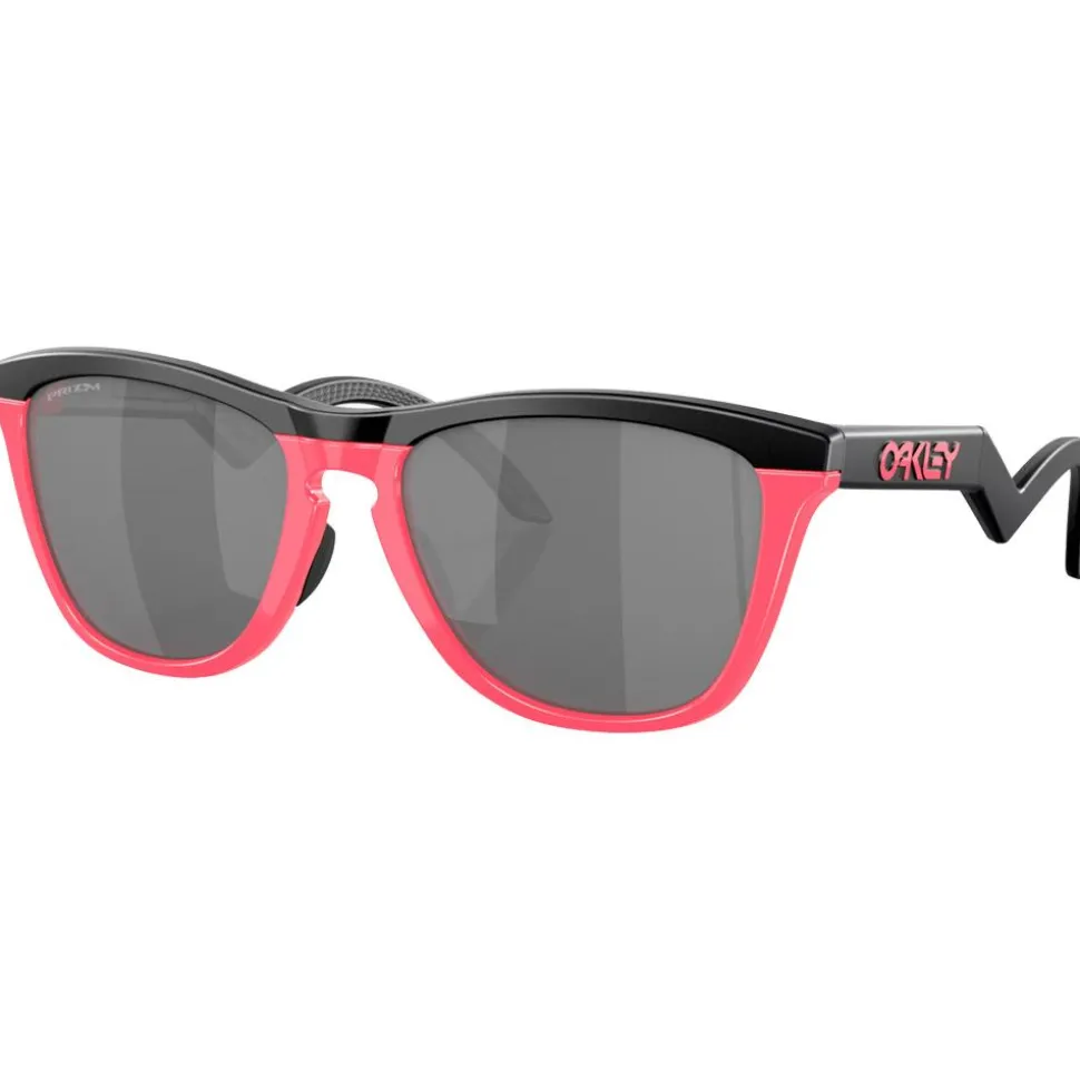 Lunettes de soleil Oakley Frogskins Matte Black Neon Pink Prizm Black