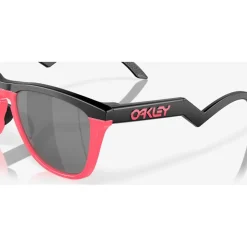 Lunettes de soleil Oakley Frogskins Matte Black Neon Pink Prizm Black