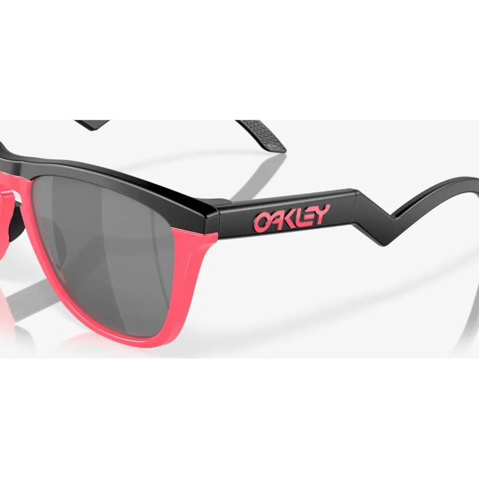 Lunettes de soleil Oakley Frogskins Matte Black Neon Pink Prizm Black
