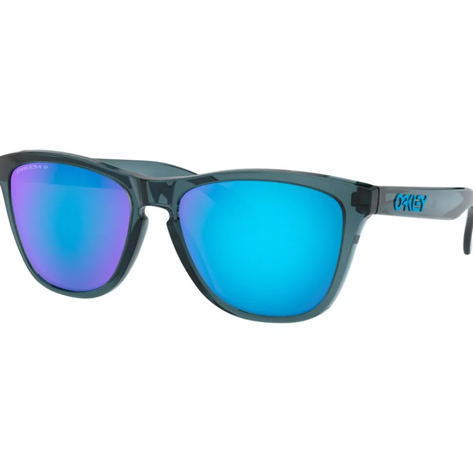 Lunettes de soleil Oakley Frogskins Crystal Black Prizm Sapphire Polarized