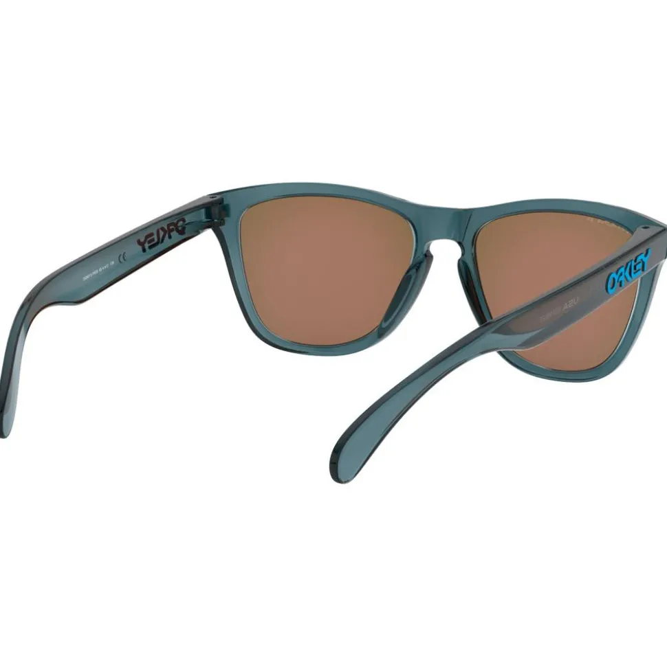 Lunettes de soleil Oakley Frogskins Crystal Black Prizm Sapphire Polarized